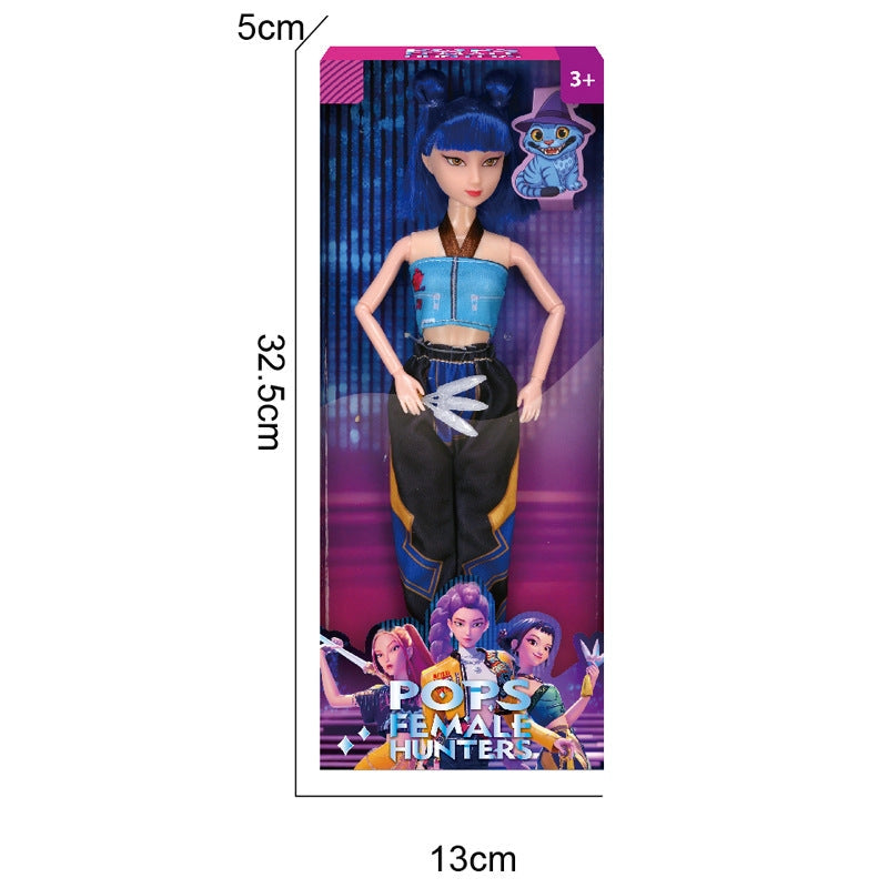 Kpop Demon Hunters Dolls Rumi Mira & Zoey Vinyl Figures Collectible Toy