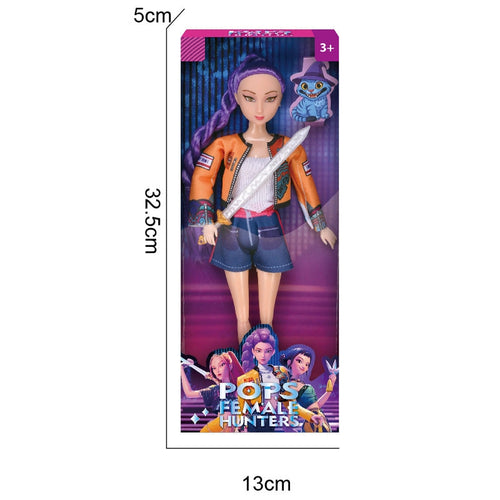 Kpop Demon Hunters Dolls Rumi Mira & Zoey Vinyl Figures Collectible Toy