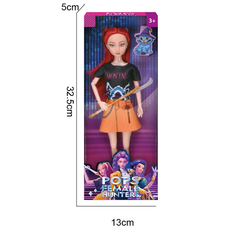 Kpop Demon Hunters Dolls Rumi Mira & Zoey Vinyl Figures Collectible Toy